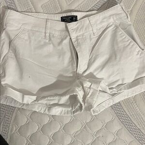 Abercrombie & Fitch Women's High Waist White Shorts